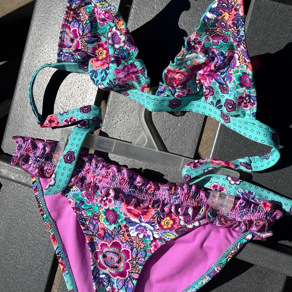 Multicolor Floral Bikini Set size M - Picture 5 of 6